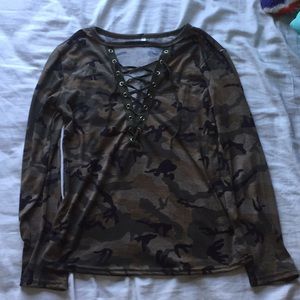 Long Sleeve Camo Shirt